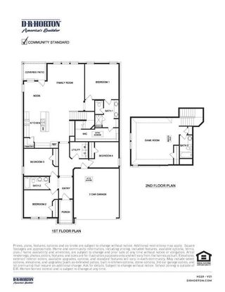 New construction house 502 Flintlock Rd, Caddo Mills, TX 75135 plan H229 Ivery II - image