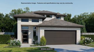 New construction Single-Family house 12612 Cotorra Spgs, San Antonio, TX 78254 plan 2443W - image