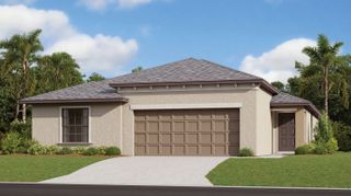 New construction house 385 Martineau Cir, Unit 118-21, Lehigh Acres, FL 33936 plan Harrisburg - image