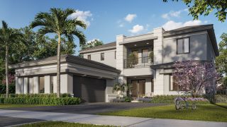 New construction  house 19587 Ne 14 Ave, Miami, FL 33179 plan Silverstone - image