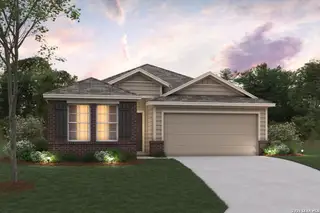 New construction Single-Family house 1621 Viola Ln, New Braunfels, TX 78130 plan Kendall - 35' Smart Series - image