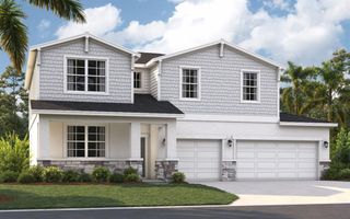 New construction  house 3155 Viridian Cir, West Melbourne, FL 32904 plan The Linden - image