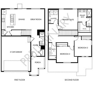 New construction  house 11466 Splake St, Colorado Springs, CO 80925 plan The Flatiron - image