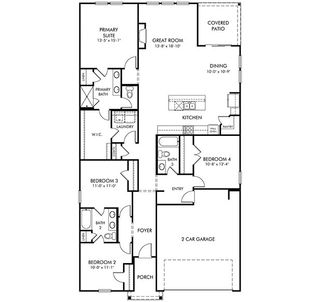 New construction Single-Family house 337 Allingham Rd, Piedmont, SC 29673 plan Gibson - image