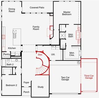 New construction house 100 Uphill Dr, Liberty Hill, TX 78642 plan Zavalla - image