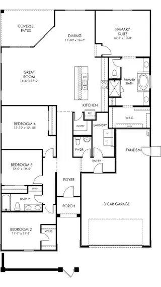 New construction Single-Family house 17614 W College Dr, Goodyear, AZ 85395 plan Amber - image