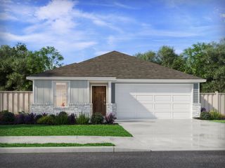 New construction Single-Family house 310 Gristmill Rd, Burnet, TX 78611 plan The Briscoe (820) - image