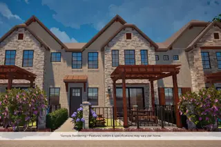 New construction Townhouse house 1217 Armstrong, The Colony, TX 75056 plan Prestwick - image