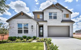 New construction Single-Family house 189 Spanish Oak, Castroville, TX 78009 Bernini Plan- photo