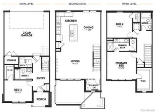 New construction Townhouse house 5431 N Eaton Park Wy, Aurora, CO 80019 plan Elbert - image