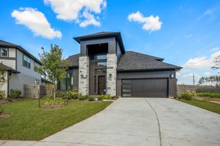 New construction Single-Family house 17339 Sunflower Petals Trail, Conroe, TX 77302 Bluebonnet- photo