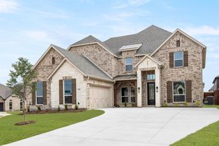 New construction Single-Family house 305 Lovett Ln, Burleson, TX 76028 plan Broadcrest FSW (w/Media or Opt 6th BR) - image