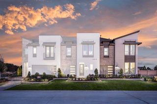 New construction Townhouse house 16518 Amber Patina, Cypress, TX 77433 Abbey Plan- photo