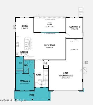 New construction Single-Family house 151 Adirondack Dr, St. Johns, FL 32259 plan Rowan - image