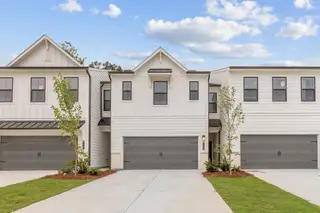 New construction Townhouse house 7489 Clover Ln, Flowery Branch, GA 30542 plan Sawnee - image