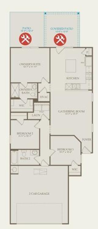 New construction  house 780 Meadowbrook Ln, Summerville, SC 29483 plan Goldcrest - image