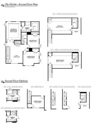 New construction Single-Family house 3500 Mount Ct, Raleigh, NC 27604 plan Ellerbe - image