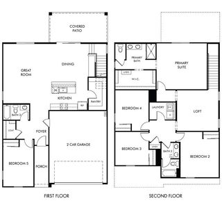 New construction house 768 W Calle Cubeta, Sahuarita, AZ 85629 plan Emerald - image