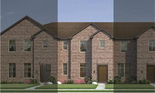 New construction Townhouse house 211 Wagon Spoke Way, Fort Worth, TX 76120 Crockett 4B2- photo