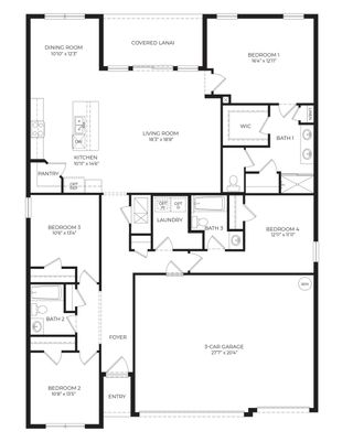 New construction Single-Family house 2505 Dorset Ct, Ormond Beach, FL 32174 plan Madison - image