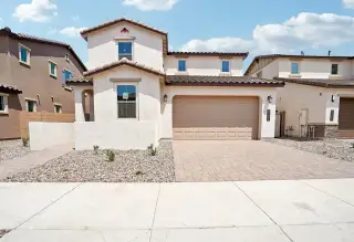 New construction Single-Family house 21482 E Cattle Dr, Queen Creek, AZ 85142 plan 3521 Elevation A - image