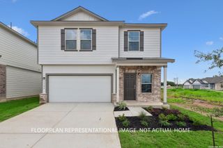 New construction Single-Family house 1607 Lost Nook, New Braunfels, TX 78130 plan Wisteria - 30' Smart Series - image