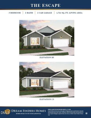 New construction Single-Family house 7071 Luke Ln, Castalia, NC 27816 plan Escape - 17833 - image
