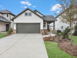 New construction Single-Family house 7610 Primrose Myrtle Ln, Cypress, TX 77433 plan Blanco - image