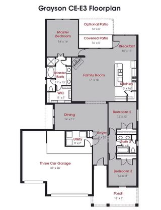 New construction Single-Family house 3170 Rd 66125, Dayton, TX 77535 plan Grayson - image