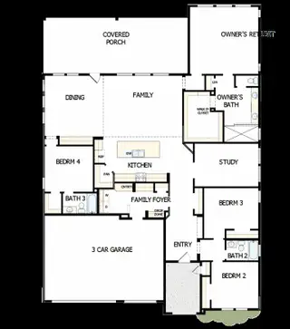 New construction Single-Family house 14302 Indian Laurel Way, Cypress, TX 77433 plan The Larkwood - image