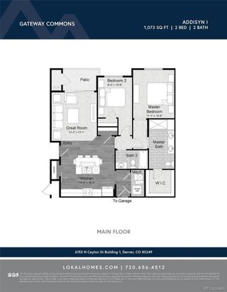 New construction Condo/Apt house 9570 Accord Lane, Unit 105, Parker, CO 80134 - photo