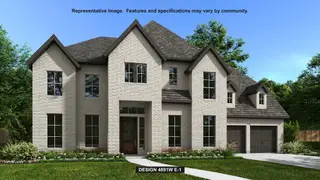 New construction Single-Family house 117 Oswalt Wy, Liberty Hill, TX 78642 plan 4891W - image