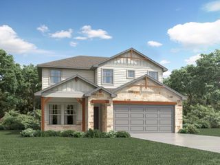 New construction Single-Family house 1528 Homestead Farms Drive, Round Rock, TX 78665 The Matador (870)- photo