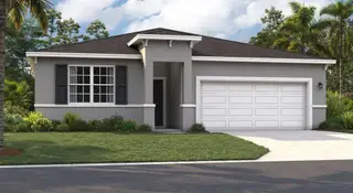 New construction  house 1762 Flag St, Haines City, FL 33844 plan The Juniper - image