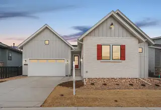 New construction Single-Family house 11148 Amber Light Trl, Littleton, CO 80125 plan 5088 Willowbend Elevation A - Modern Farmhouse - image