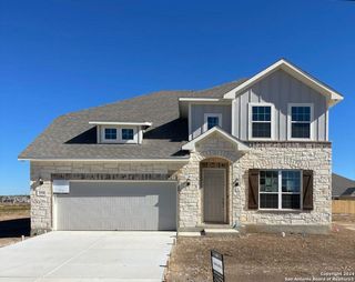 New construction Single-Family house 158 Heidi Hill, Castroville, TX 78253 Katy Homeplan- photo