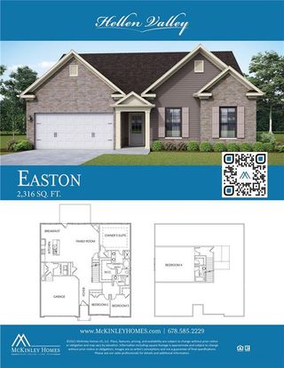 New construction  house 515 Hellen Valley Dr, Braselton, GA 30517 plan Easton - image