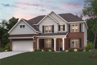 New construction house 6785 Settingdown Creek Dr, Dawsonville, GA 30534 plan Bismark - image