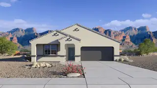 New construction Single-Family house 37965 W Capri Ave, Maricopa, AZ 85138 plan Justin - image