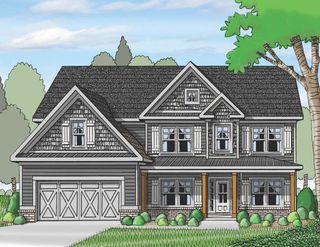 New construction Single-Family house 1040 Tupelo Ln, Loganville, GA 30052 plan (GA)Wilmington A.2 3 Front Entry - image