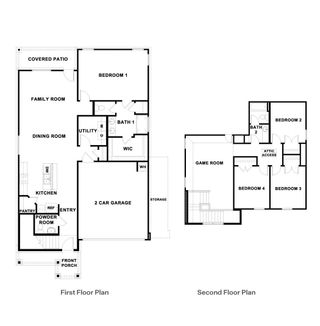 New construction house 276 Texoma St, Kyle, TX 78640 plan The Kendall - image