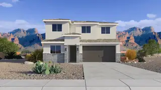 New construction Single-Family house 24252 W Southgate Ave, Buckeye, AZ 85326 plan Stork - image