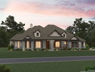New construction Single-Family house 10707 Chestnut Warbler, New Braunfels, TX 78132 plan Kylie - image