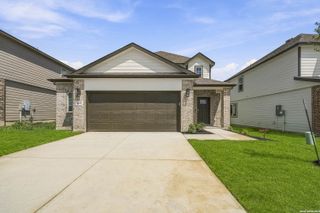 New construction Single-Family house 8442 Smithers Ave, San Antonio, TX 78252 plan The Redbud - image