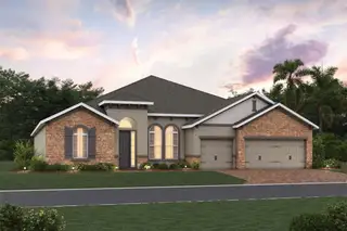 New construction Single-Family house 3802 Wolves Creek Pl, Apopka, FL 32712 plan Brookhaven Fl - image