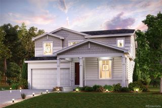 New construction Single-Family house 5918 Red Barn Avenue, Mead, CO 80504 Vail II- photo