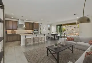 New construction Duplex house 4125 Desert Moon Dr, Wickenburg, AZ 85390 plan Valletta Elevation B - image