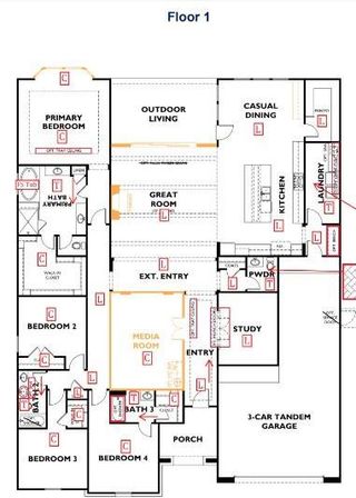 New construction Single-Family house 5203 Deer Valley Ct, Manvel, TX 77578 plan 6010 Elevation C - image
