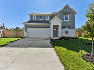 New construction Single-Family house 208 Coopers Hawk Crst, Cedar Creek, TX 78612 plan The Kessler (454) - image