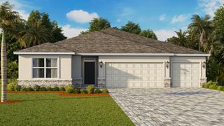 New construction Single-Family house 2722 Indian River Pkwy, Mims, FL 32754 plan Covington - image